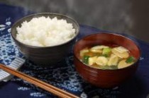 (ホットミール)ごはん・味噌汁　保温ジャー&スープフォーマ(1人前)30人以上～(前日予約)