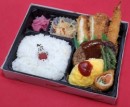 ソースチキンカツ&ハンバーグ弁当　1204円(税抜)