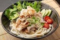 豚しゃぶごまだれ冷やしうどん(30人前～)(1人前1,400円・税抜)　予約制