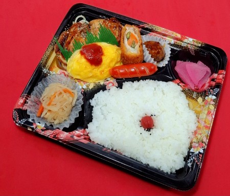 ガーリックチキン&オムレツ弁当　880円(税抜)